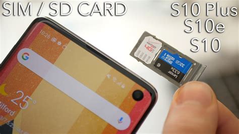 samsung s10 sd card slot|galaxy s10 sd karte einlegen.